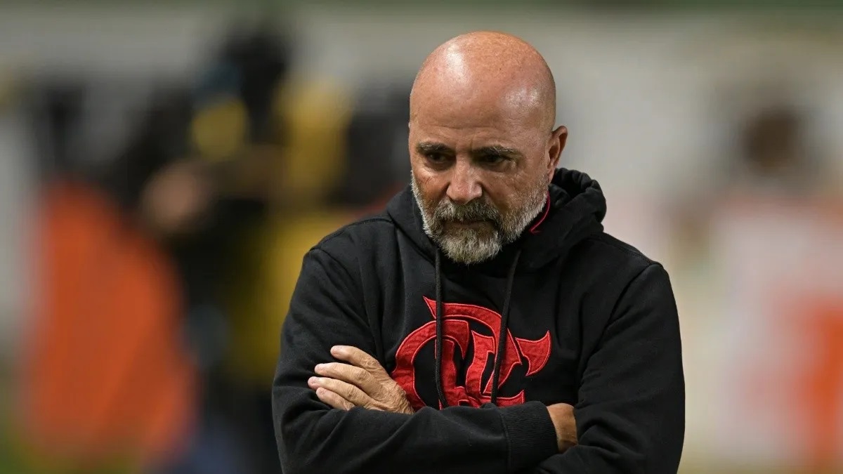 La triste despedida de Jorge Sampaoli al Flamengo Te Caché