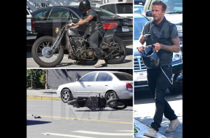 David Beckham Accidente en moto