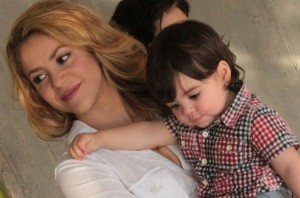 Shakira y su hijo