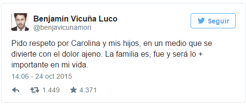 benja vicuña twitter