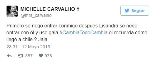 twitter michelle carvalho