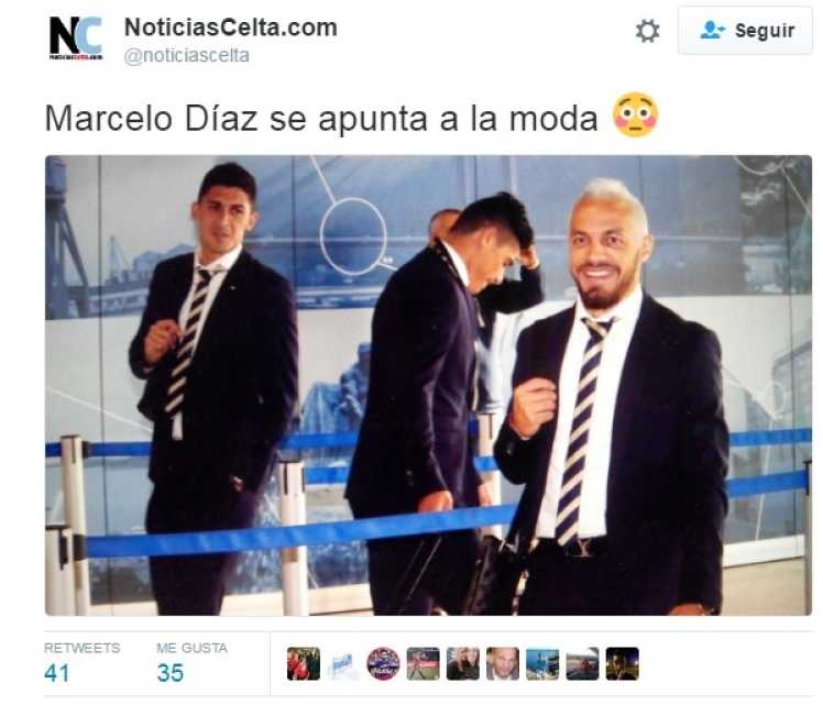 marcelo diaz nuevo look