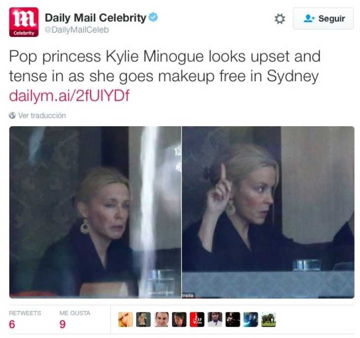 kylie minogue sin maquillaje