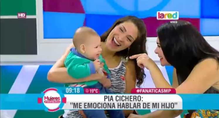 pia cichero hijo