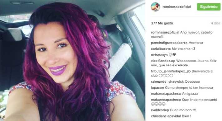 romina saez nuevo look