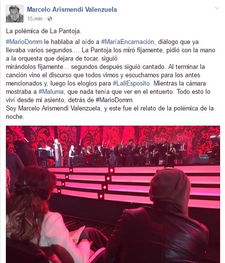 24 de FEBRERO del 2017/VIA Isabel Pantoja ,durante la tercera noche de la 58¼ del Festival Internacional de la Cancin de Via del Mar 2017, realizado en la Quinta Vergara.  FOTO:FRANCISCO FLORES SEGUEL/ AGENCIAUNO