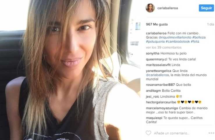 carla ballero nuevo look