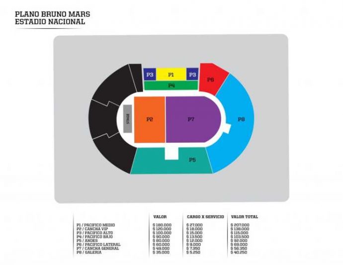 Bruno Mars Se Presentará En Chile: Conoce El Valor De Las Entradas 