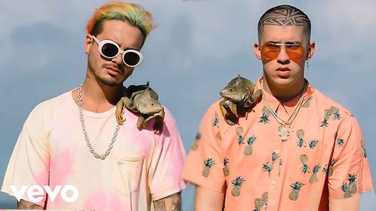 El sorprendente antes y después de J Balvin y Bad Bunny