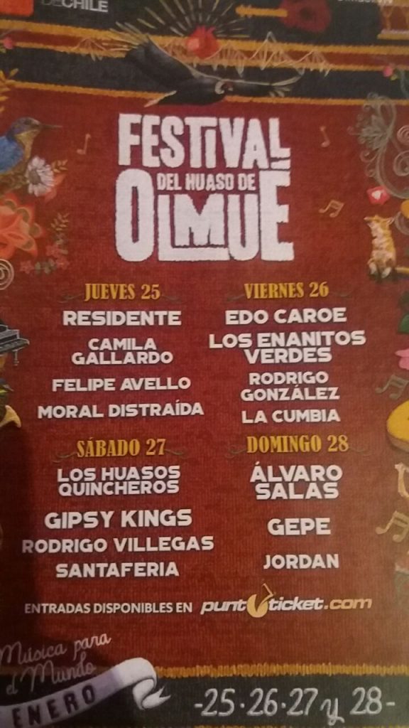 Esta es la parrilla completa del Festival del Huaso de Olmué Tecache.cl