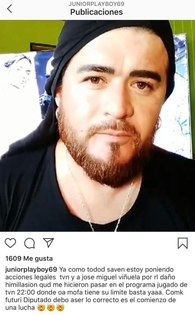 Ex chico reality anunció demanda contra José Miguel
