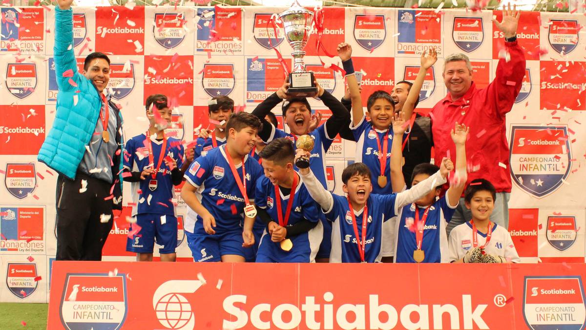 Los ganadores del Campeonato Infantil
