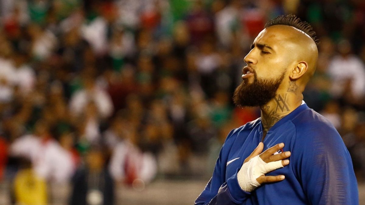 Vidal dio todo por el todo en el partido contra Estados Unidos