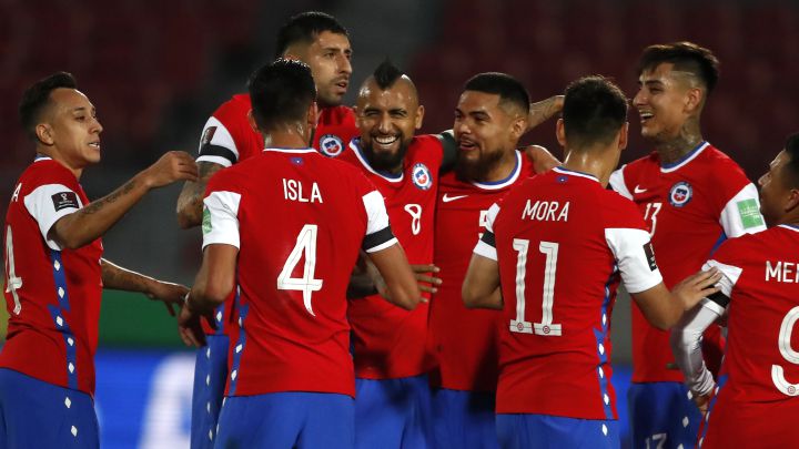 (Goles) La Roja derrotó a Perú por las clasificatorias