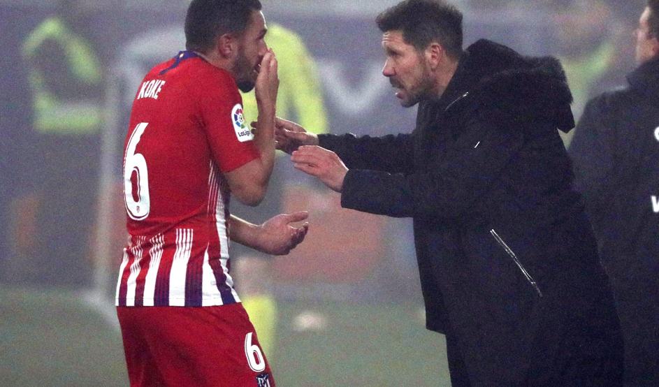 Un Atlético de Madrid complicado con las ausencias de Koke y Rodrigo