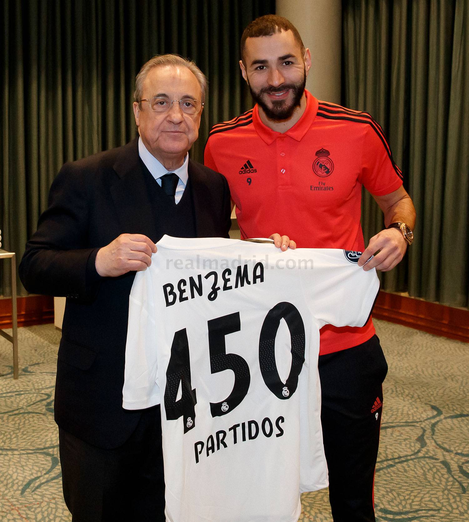 Benzema ha llegado a los 450 partidos con el Real Madrid