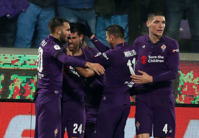 La Fiorentina elimina a la Roma con un aplastante 7-1 de la Copa de Italia