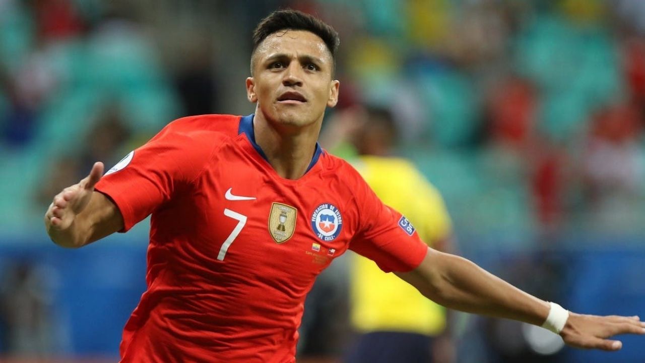 Alexis Sánchez reapareció en la práctica de la Selección Chilena