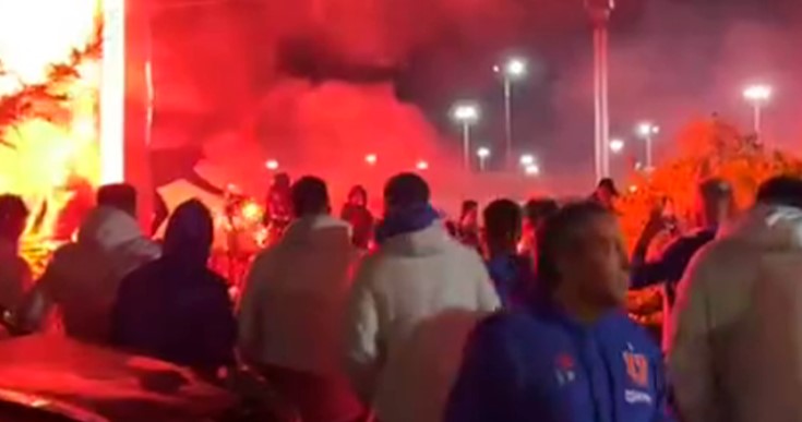 Video: La ‘U’ vivió concurrido arengazo en la jornada previa al clásico