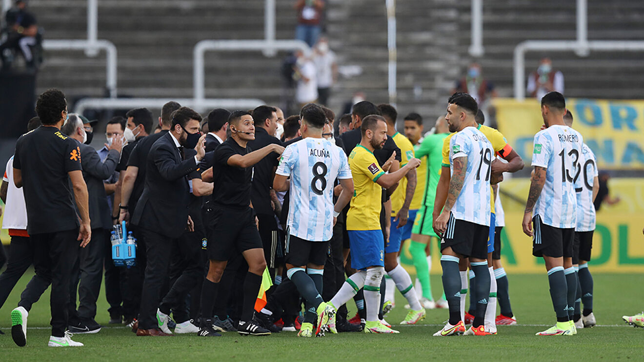 El escándalo de la suspensión del partido Brasil vs Argentina