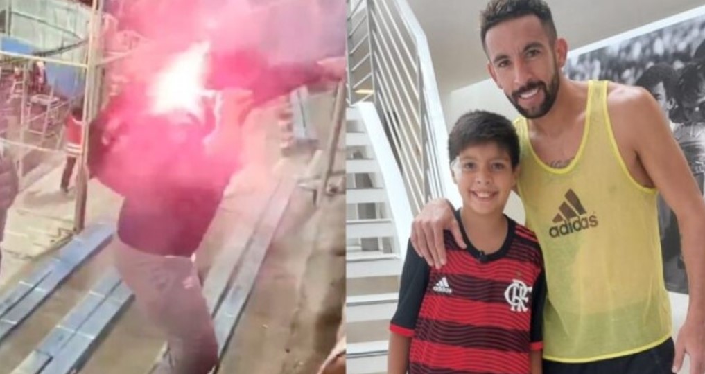 Identifican a barrista de la UC que lanzó bengala que hirió a niño del Flamengo