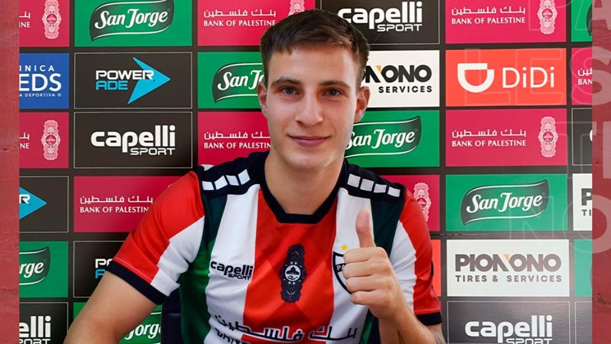Palestino presentó a su nuevo refuerzo Bruno Barticciotto