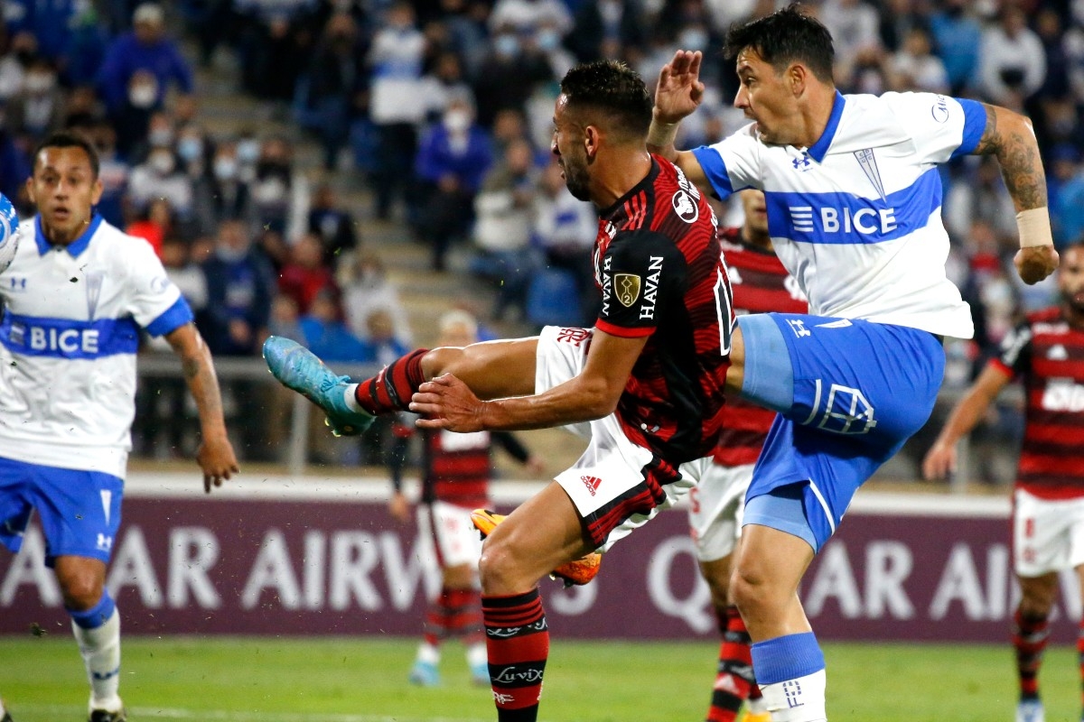 (Goles) Católica cayó como local ante Flamengo por la Libertadores