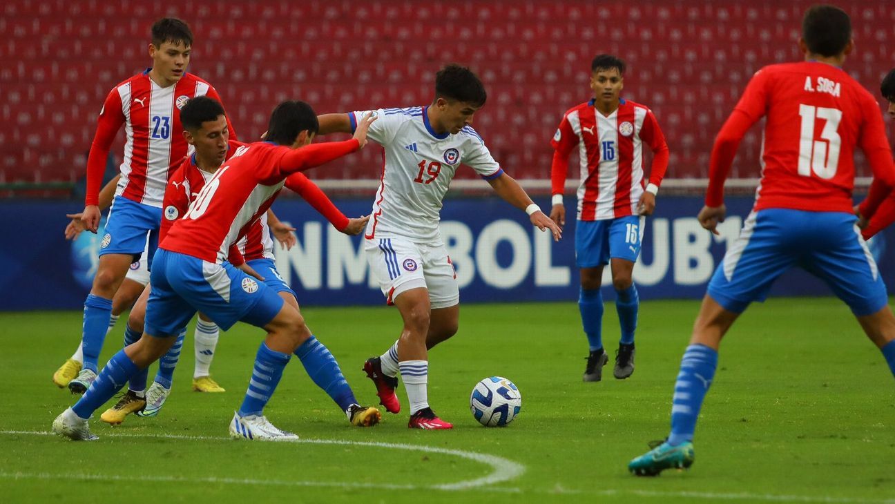 Perdió con Paraguay: Chile quedó eliminado del Sudamericano sub 17