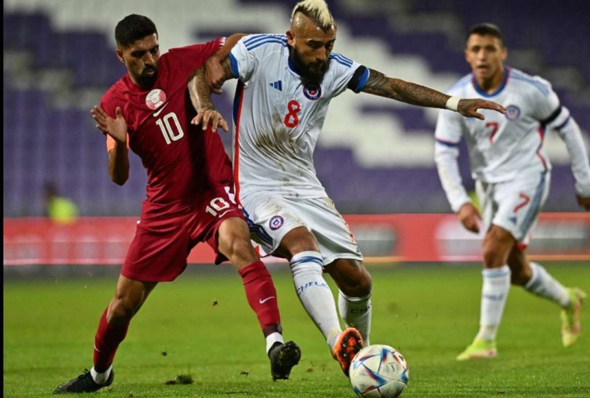 (Goles) Chile consigue un sufrido empate contra Qatar