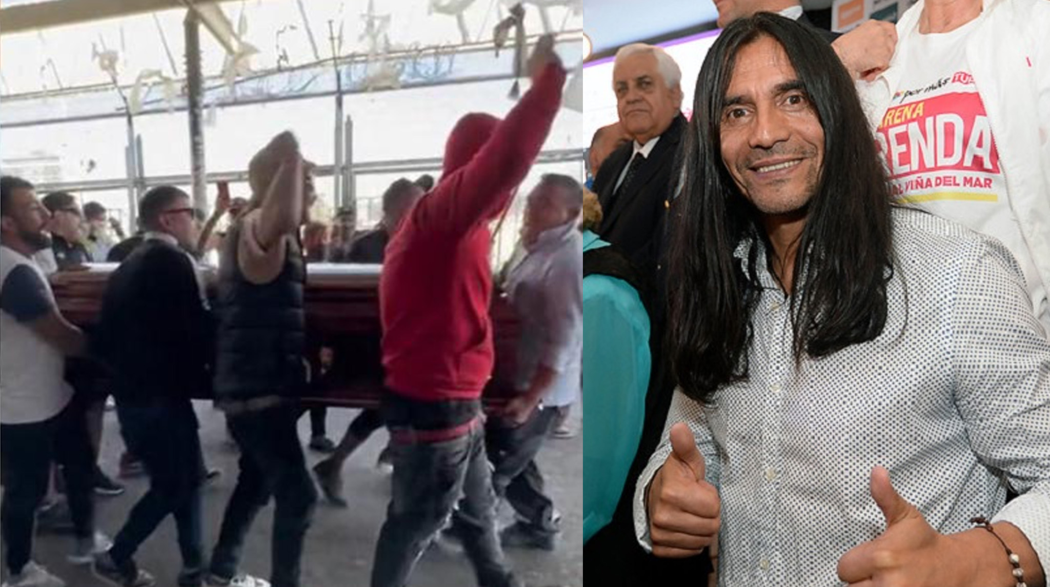 Coca Mendoza y cortejo fúnebre en el Monumental: «Quiero lo mismo cuando muera»
