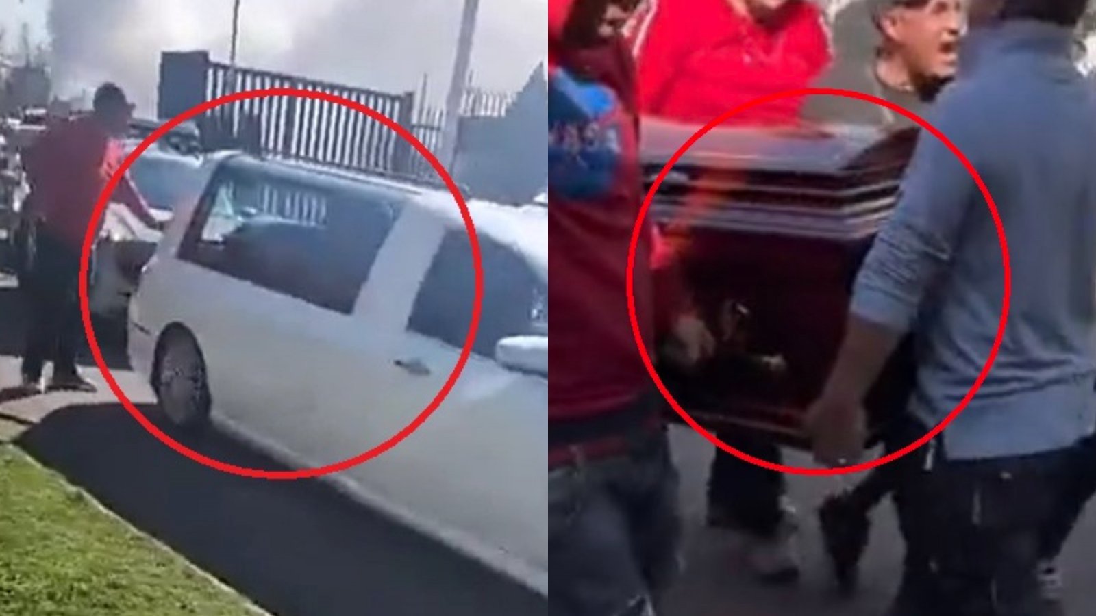 (Videos) Hinchas de Colo Colo ingresan al Monumental con cortejo fúnebre