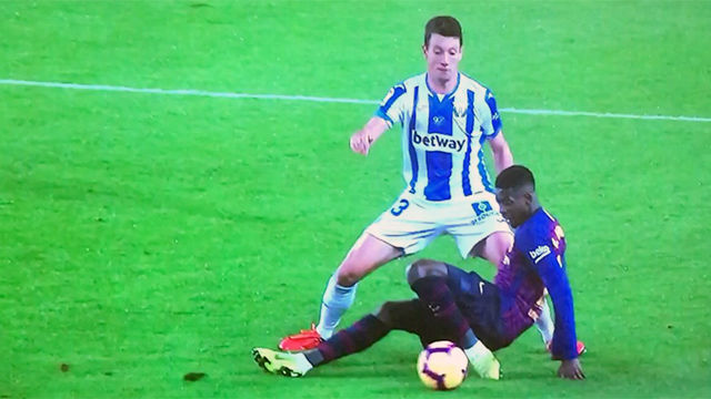 Dembélé estará quince días de baja por una lesión en el tobillo
