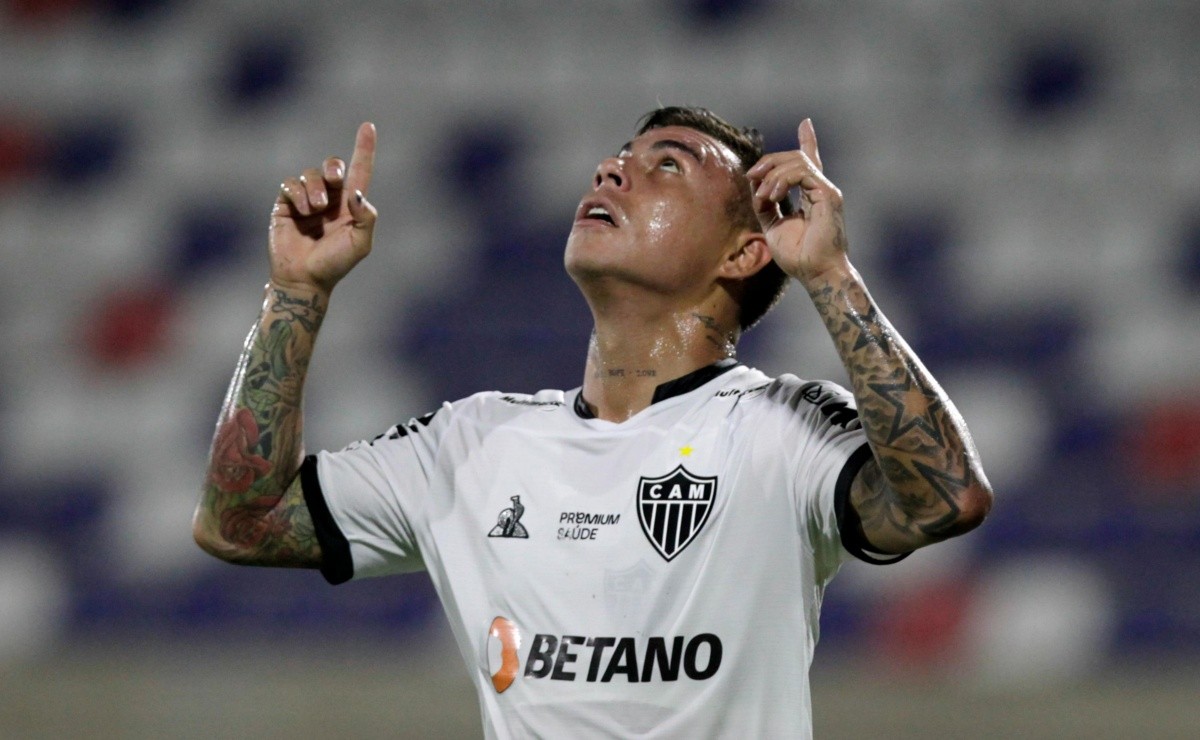 (Video) Vargas anotó golazo en triunfo de Atlético Mineiro sobre América de Cali