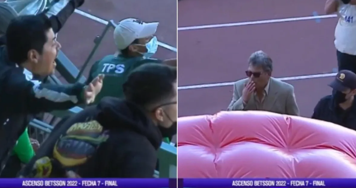 Respondió con besos: La irónica reacción de Garcés a hinchas de Wanderers