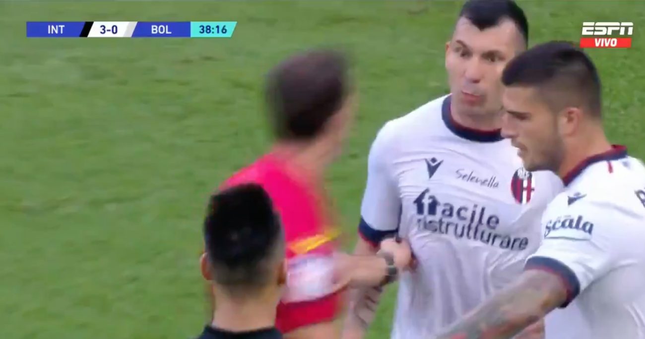 Insultos y manotazos: El fuerte cruce entre Gary Medel y Lautaro Martínez