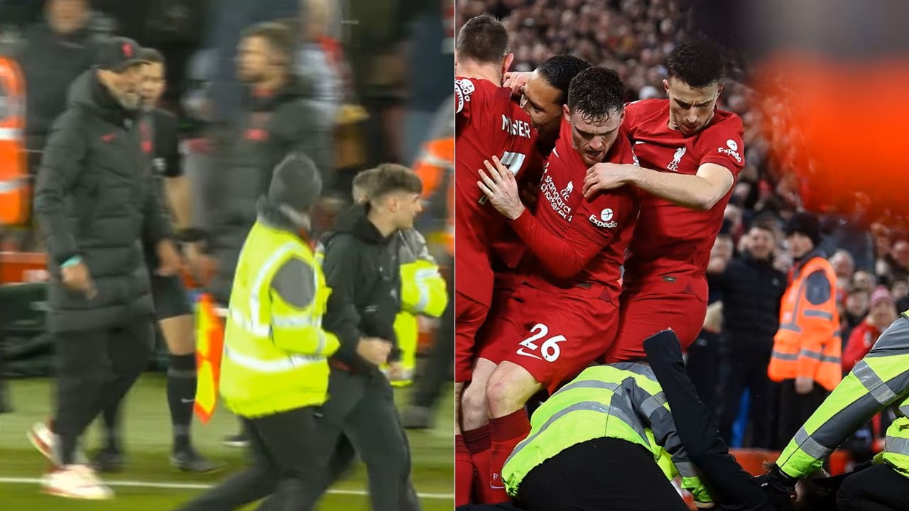 Liverpool expulsará de por vida a hincha que saltó a la cancha a celebrar