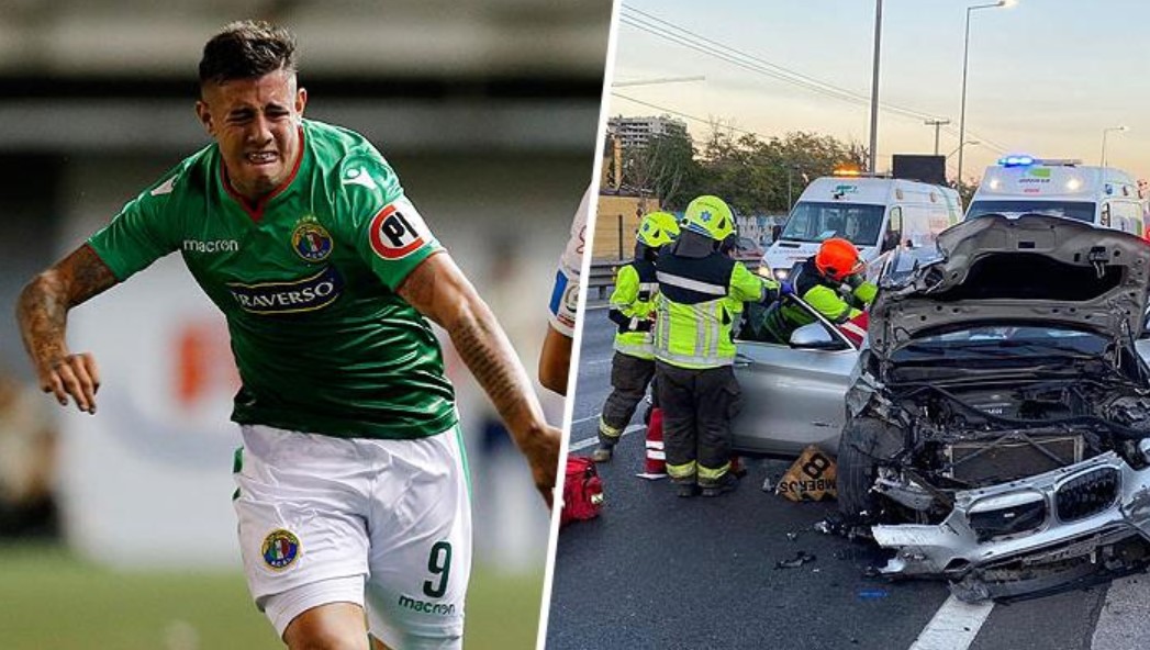 Motoqueros funan a futbolista de Audax Italiano, Rodrigo Holgado