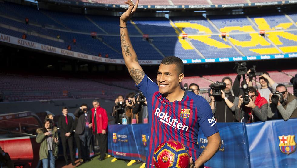 Presentación de jeison Murillo en el Barcelona