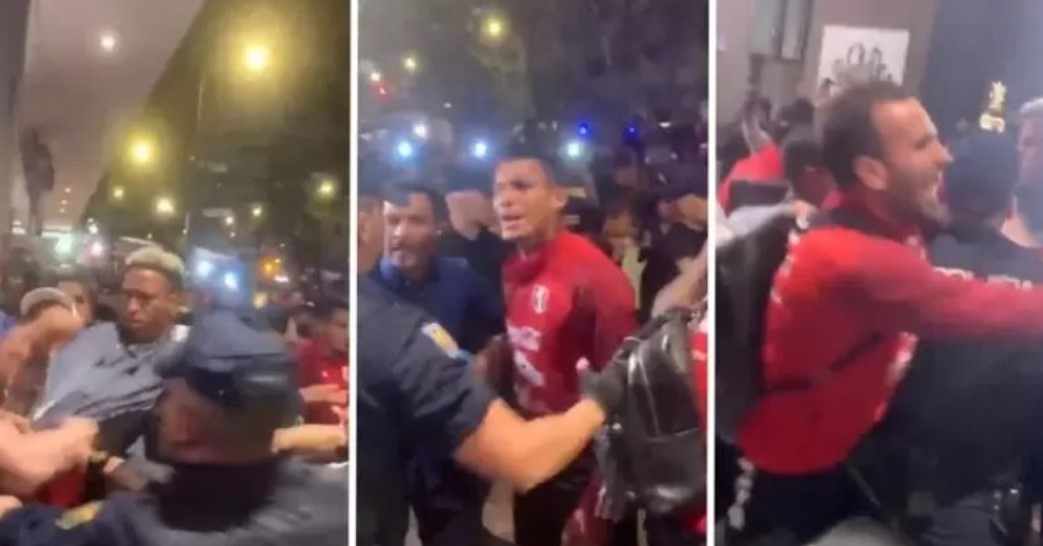 Video: Perú protagoniza violento entrevero con policías españoles