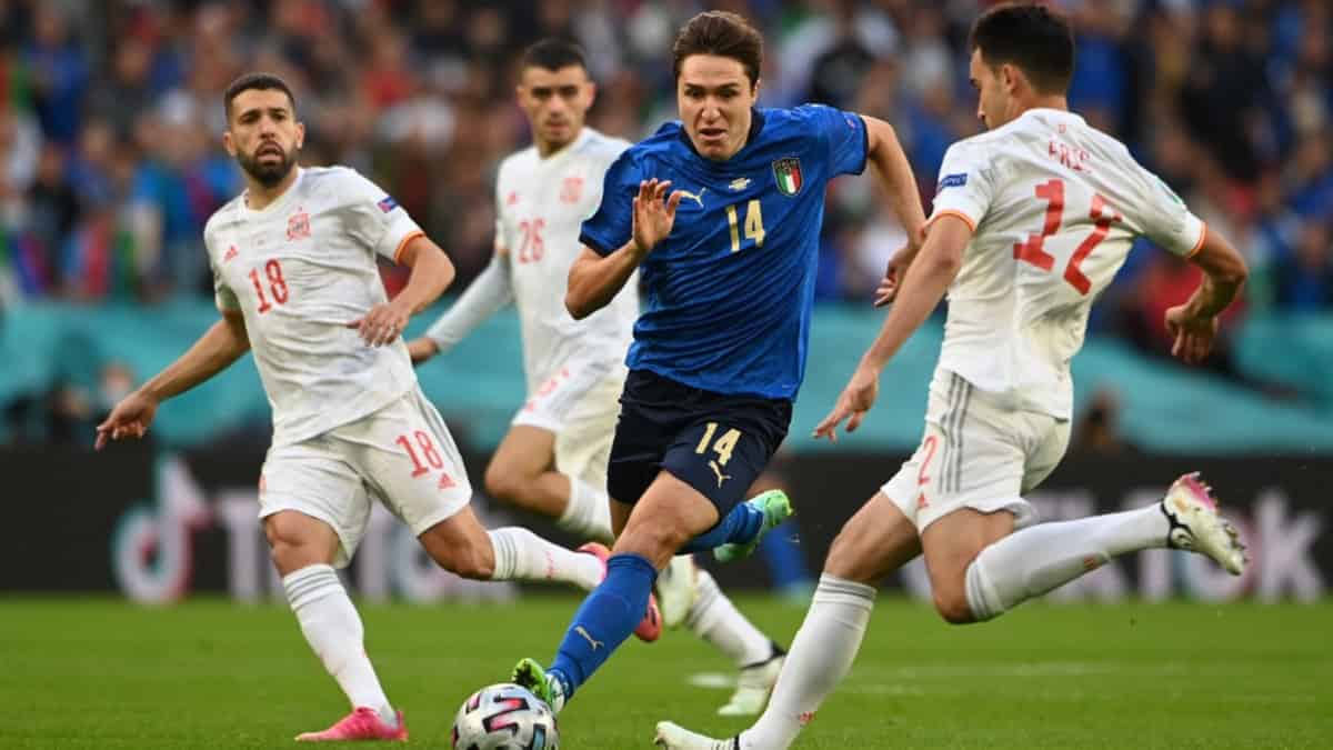 (Goles) Italia eliminó a España y jugará por el título de la Eurocopa