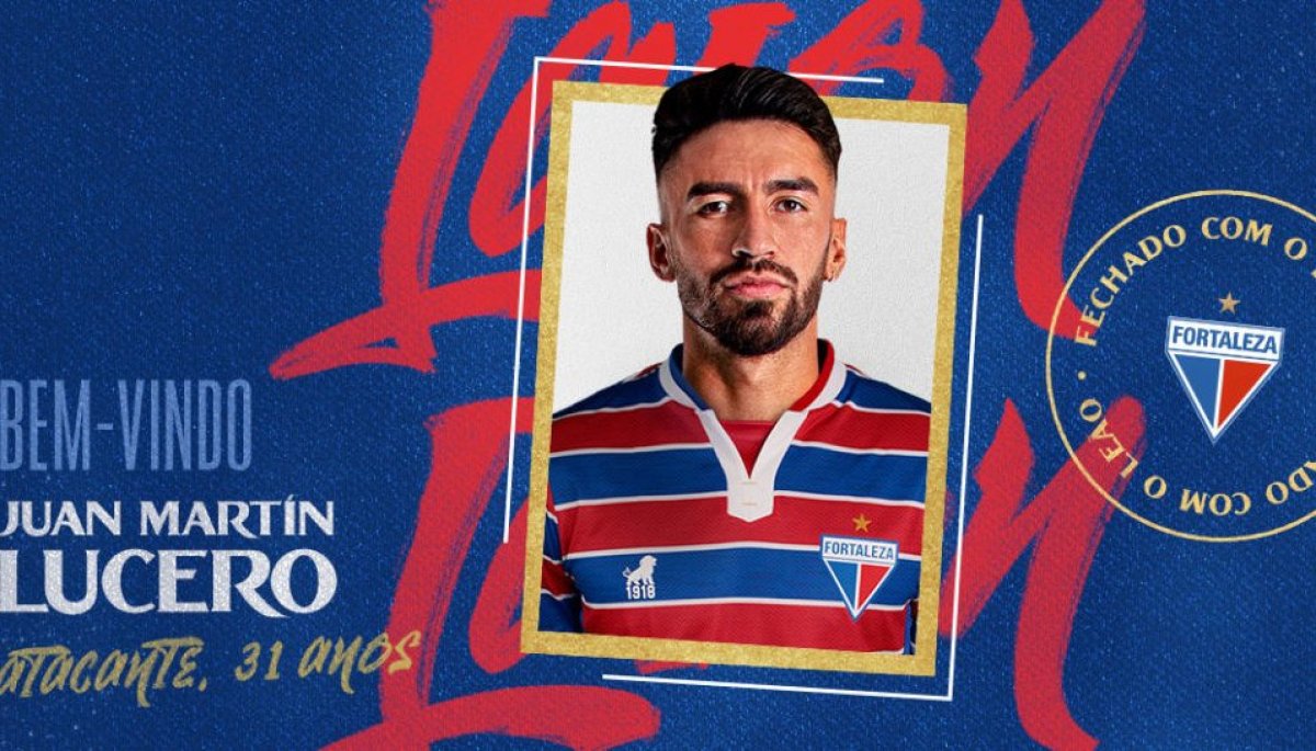 Juan Martín Lucero se olvida de Colo Colo y es presentado en Fortaleza