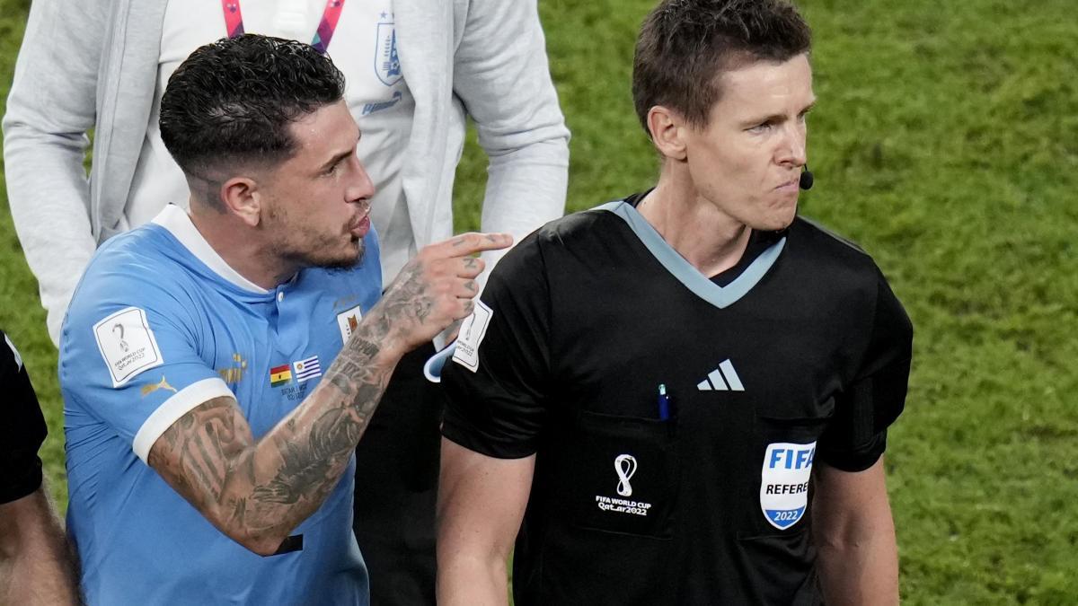 Video: El descontrol de los jugadores de Uruguay tras quedar eliminados del Mundial
