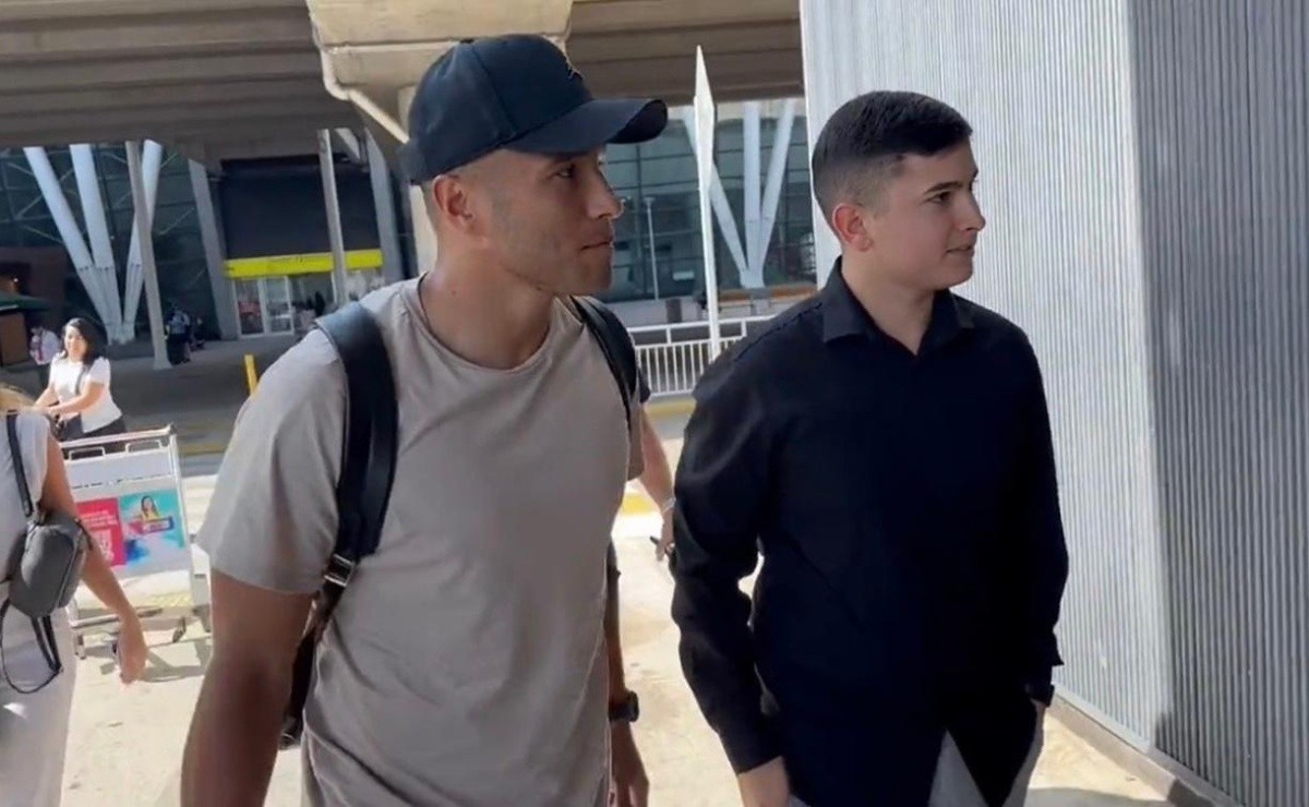 Leandro Benegas llegó a Chile para cerrar su fichaje en Colo Colo