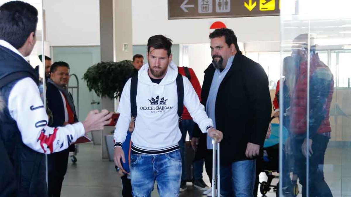 Leo Messi y Luis Suárez ya se encuentran en Barcelona
