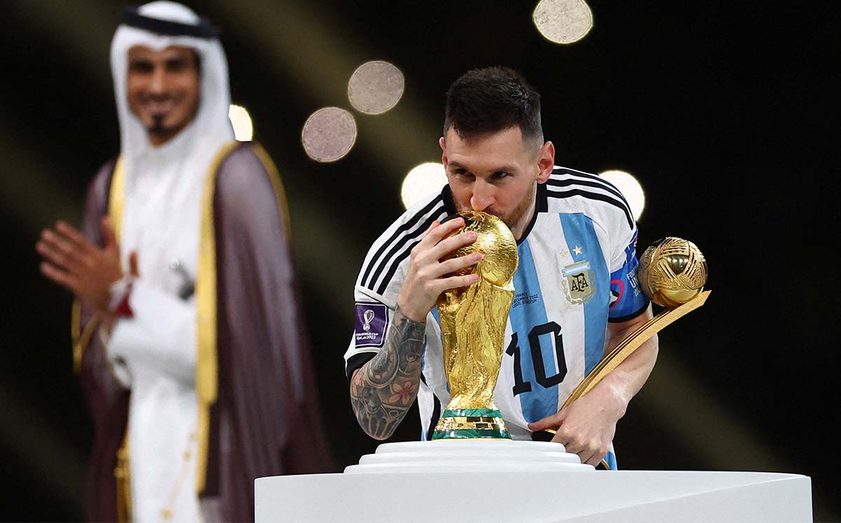 El posteo de Messi tras ganar el Mundial de Qatar con Argentina