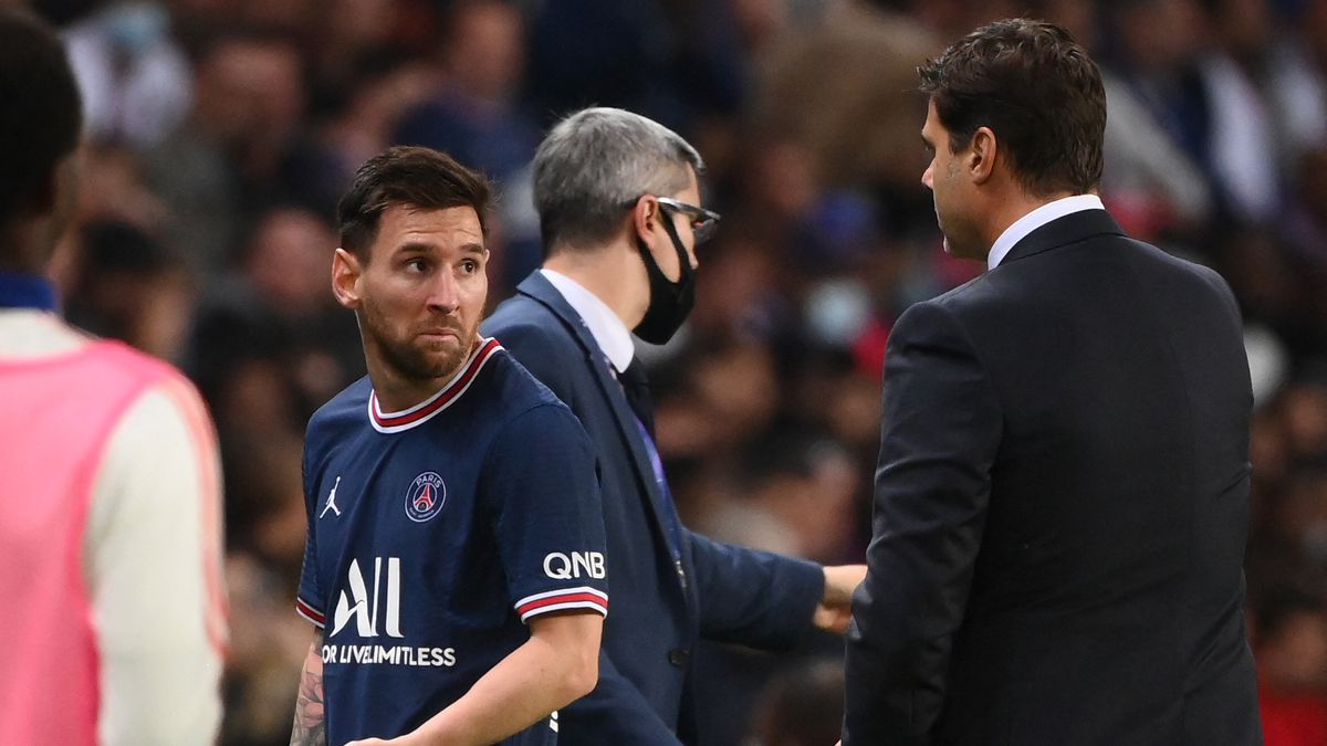 ¿Se enojó? La reacción de Messi con Pochettino al ser reemplazado