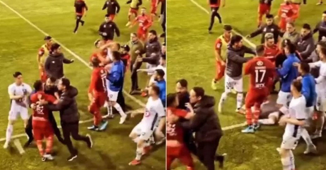 Video: Captan a Lolo Reyes dando puñetazo en el rostro a crack de Huachipato