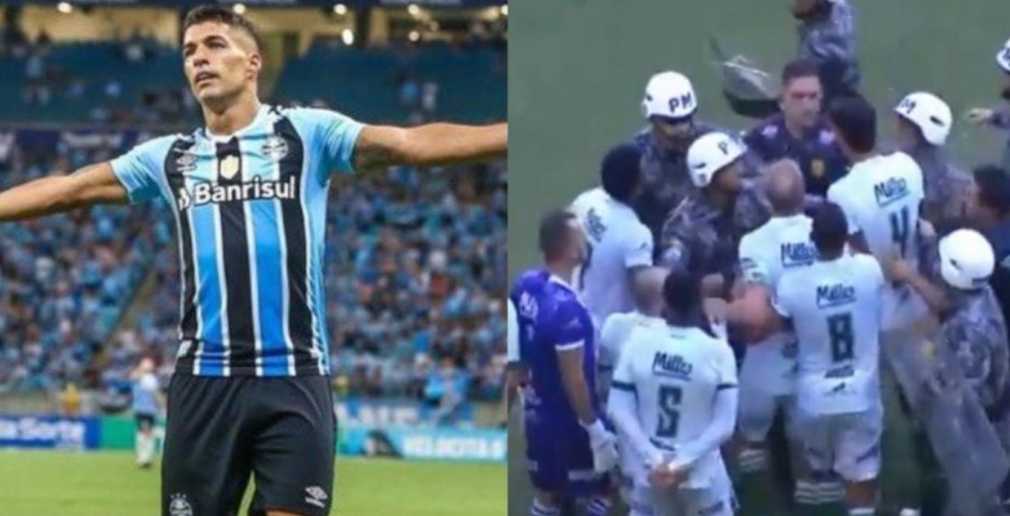 Luis Suárez provoca un caos en Brasil: Hasta la policía intervino