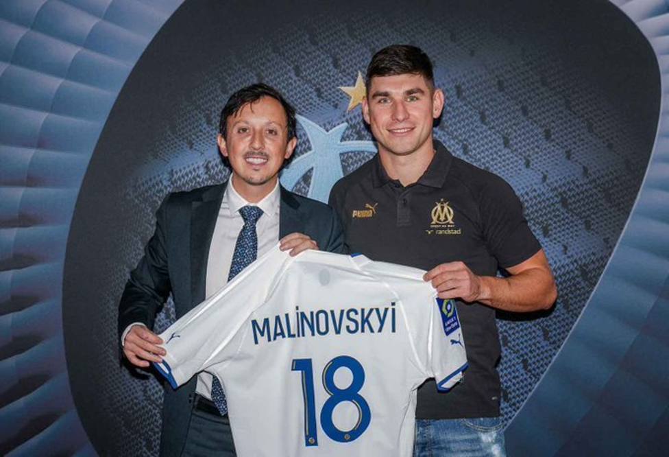 Marsella refuerza su ofensiva: Confirman la llegada de Malinovskyi