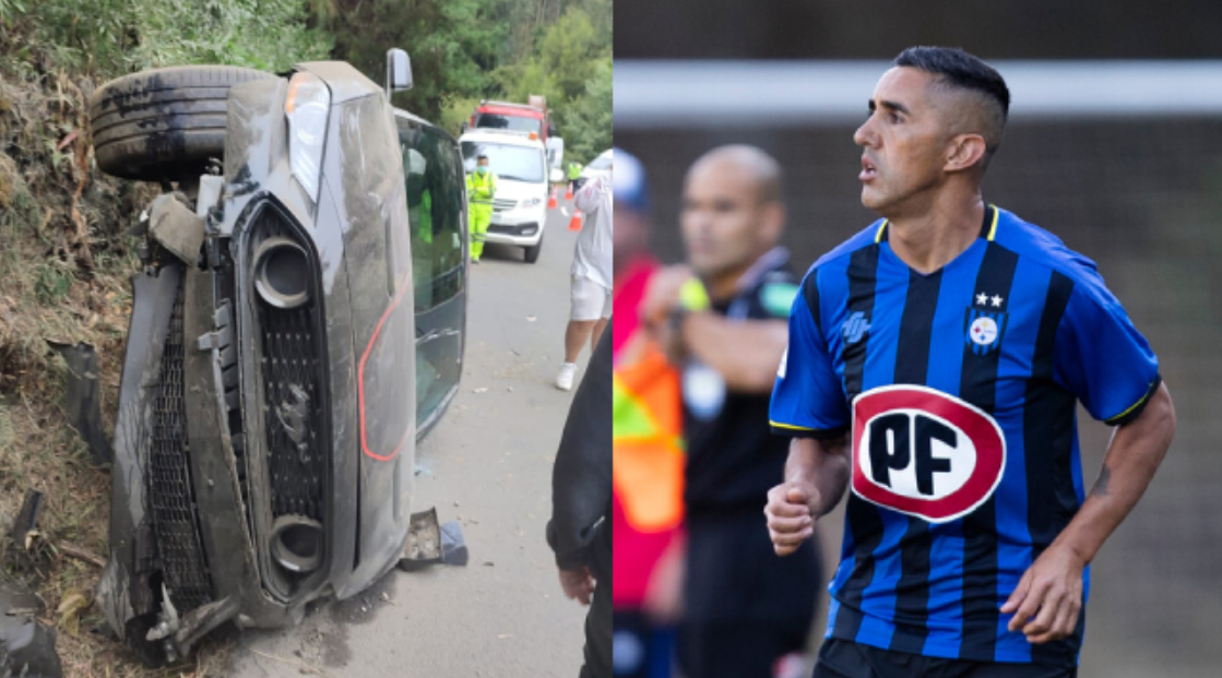 Osvaldo González sufrió un accidente automovilístico
